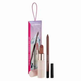 SEPHORA Favorites Limited Edition Best Lip Combo 2 Piece Rosy Nude Set - Matte Lipstick and Rouge Gel Lip Liner - Full Size