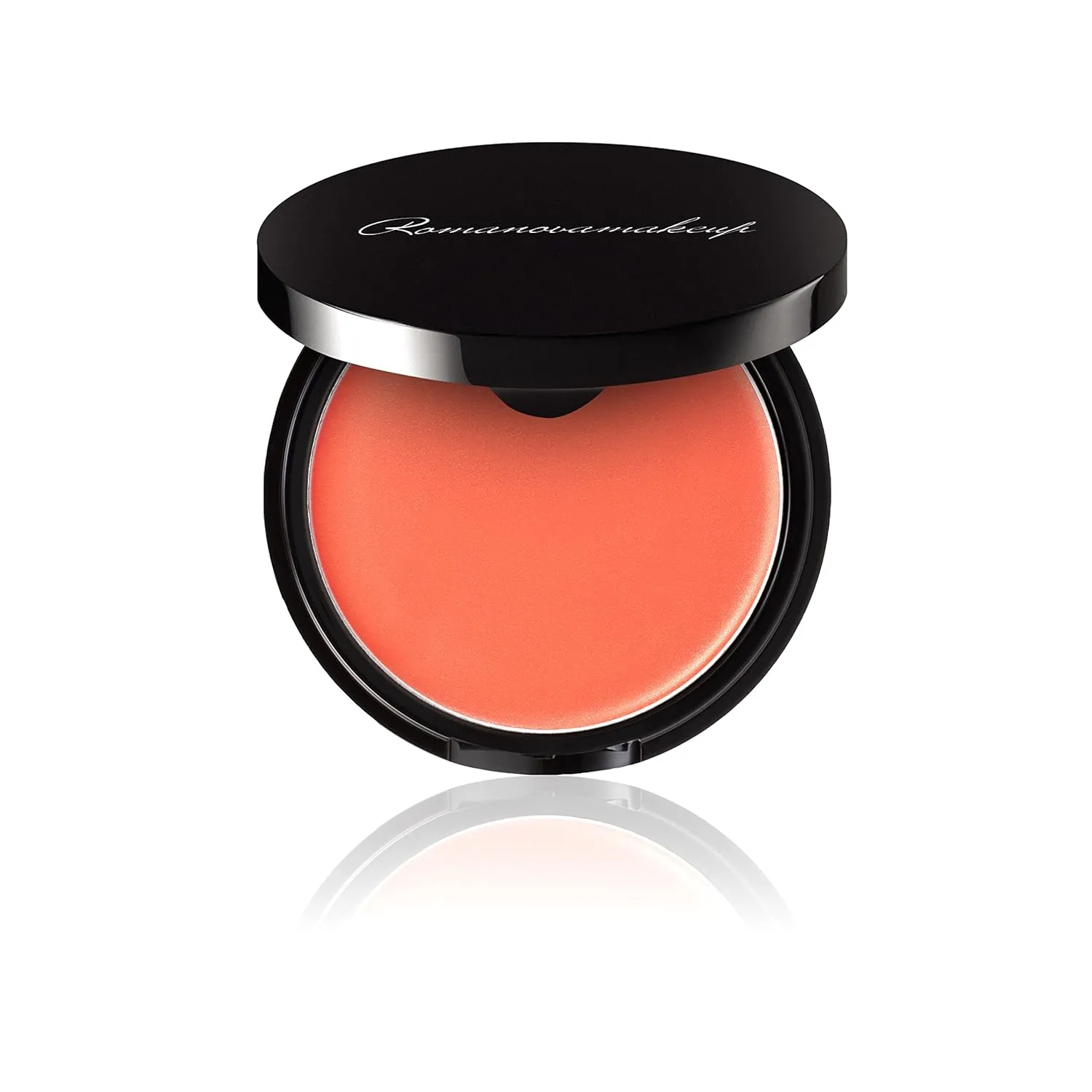 Sexy Cream Blusher SHINY PEACH. Fresh Healthy Glow, Face Blush Makeup by Romanovamakeup. Creamy & Silky Texture, Blends Easily, Long Lasting Cute Cheeks for Women. Peach shade Ideal for All Skin Type