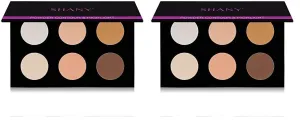 SHANY Powder Contour & Highlighter Sculpting Palette - Layer 3 - Refill for the 6 Layer Mini Masterpiece Collection Makeup Set (Pack of 2)