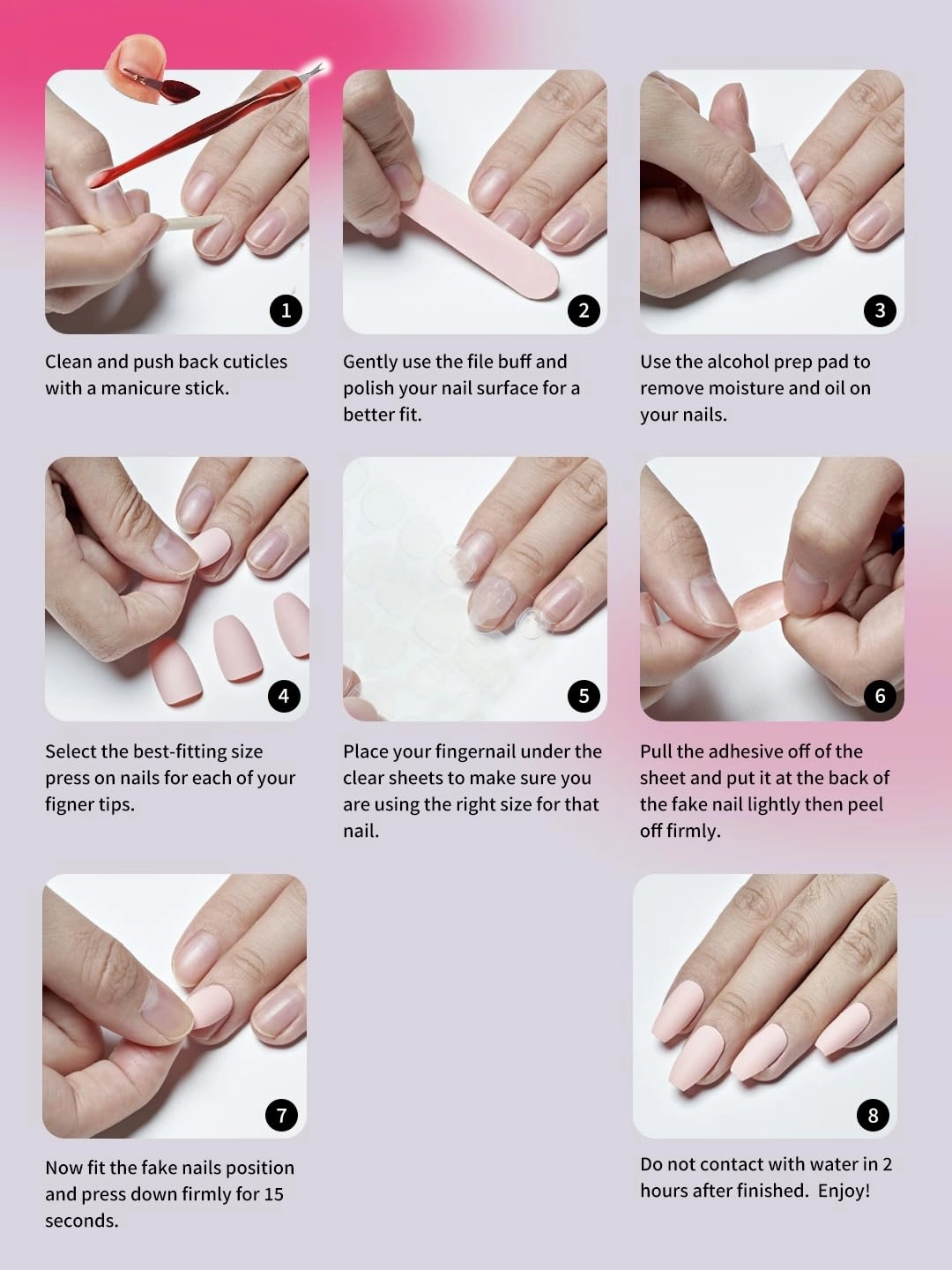 Short Press-On Nails, Silver Glitter Leopard Print, Almond Shape, Beige and Black, 10 Pieces (Silver, Medium hands)