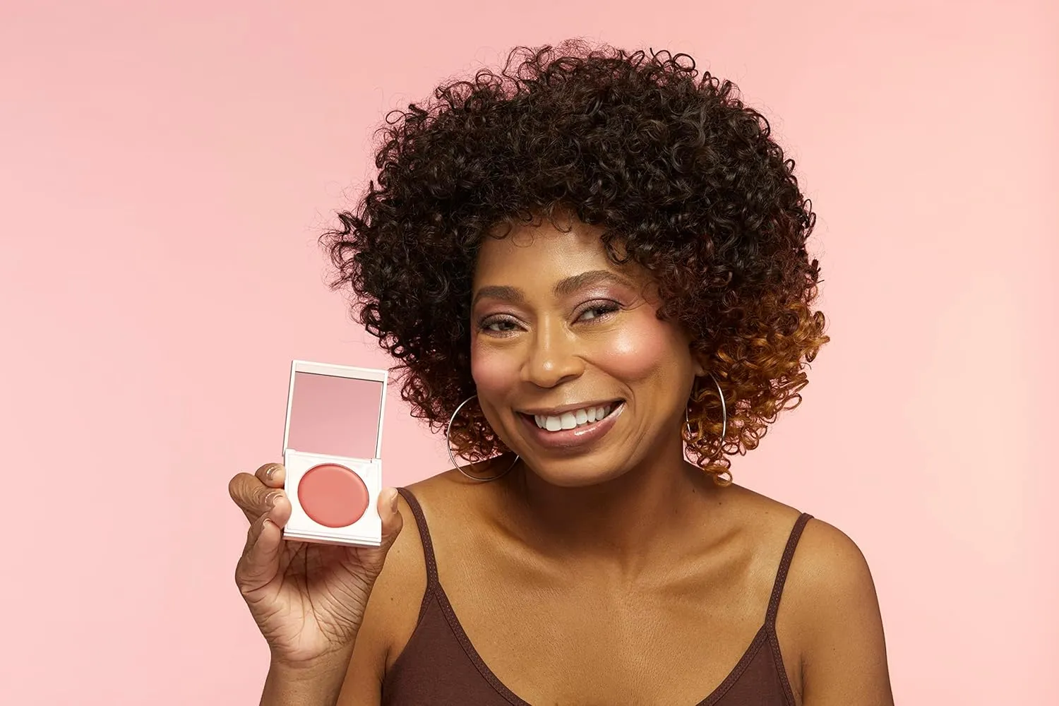 Sigma Beauty Cream Blush – Hydrating Cream Blush for Cheeks and Lips, Lightweight, Buildable Sheen Formula with Nourishing Ingredients (Pashmina, Salmon Rose Sheen)