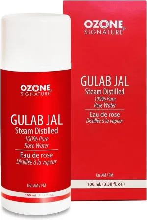Signature Gulab Jal | Rose Water For Men & Women | Pure Steam Distilled Rose Water for Face | Ideal For All Skin Types Helps in Soft, Glowing & Moisturising The Skin | Enriched with Organic Ingredient