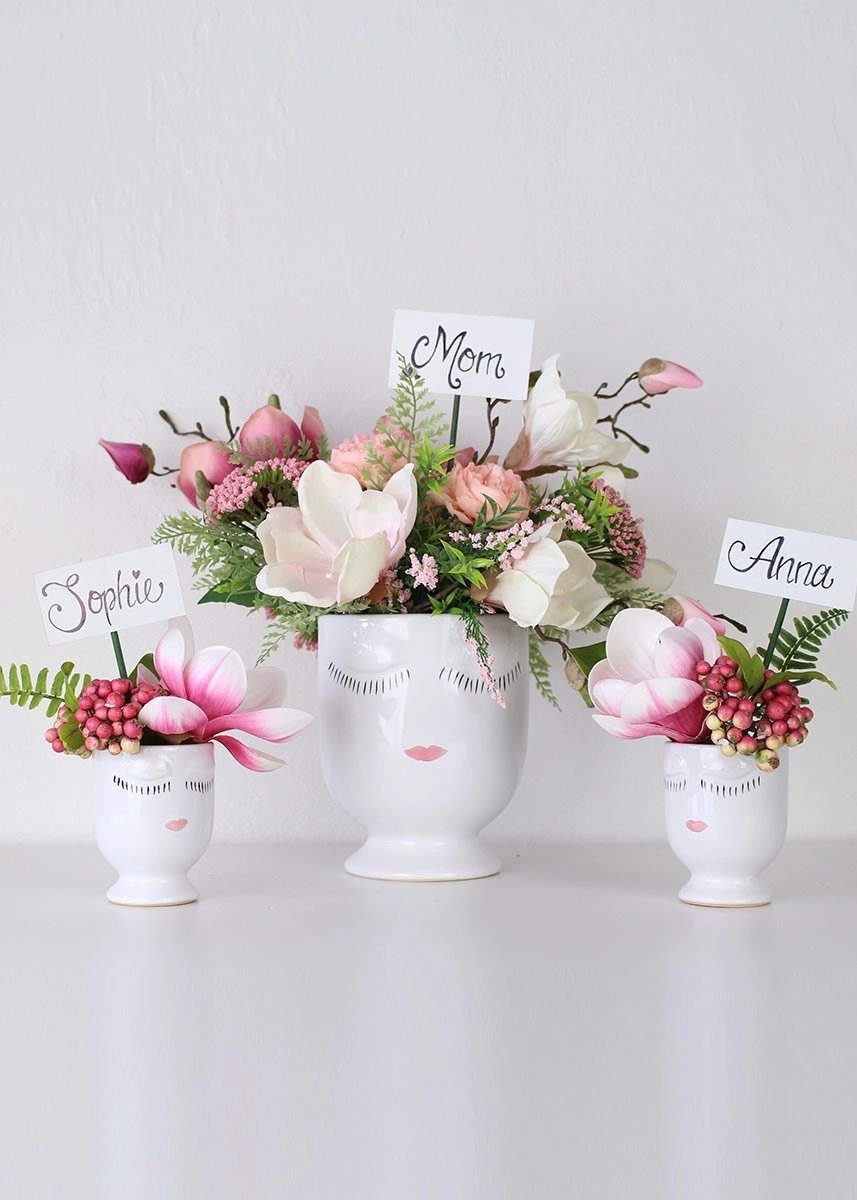 Silk Magnolia Branch in Blush Pink - 19"