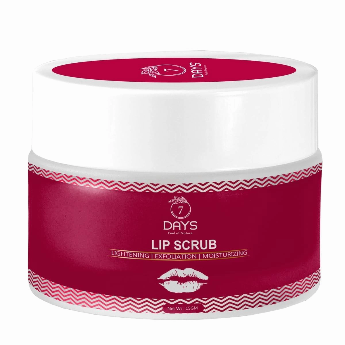 SK Organic Lip Scrub Balm Brightening Dark Lips for Men and Women Dry Lips/Smoker/Chapped Lip & Lipstick Stains Removal Lipcare, 25 g