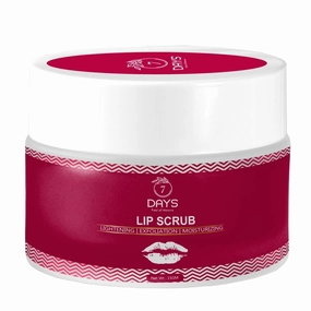 SK Organic Lip Scrub Balm Brightening Dark Lips for Men and Women Dry Lips/Smoker/Chapped Lip & Lipstick Stains Removal Lipcare, 25 g