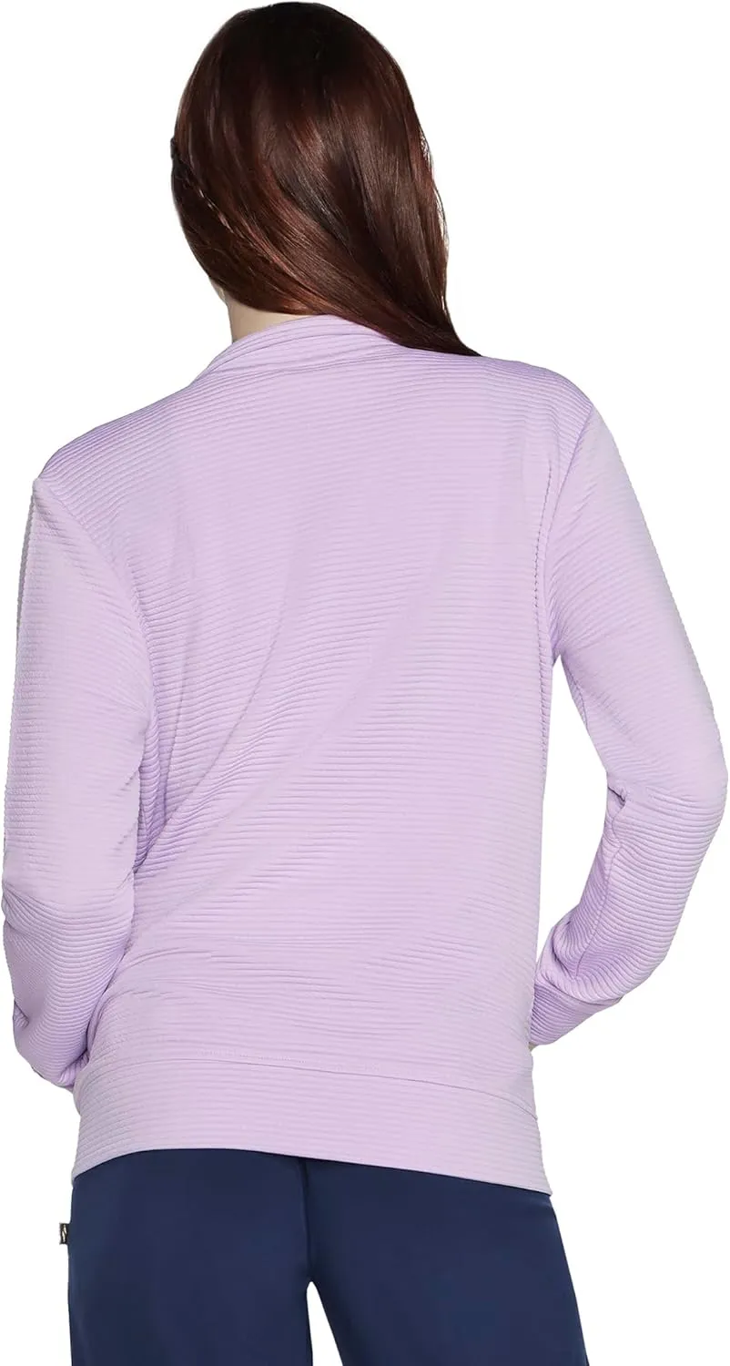 Skechers Women's Mock Neck Jacket with Rose Gold Zipper