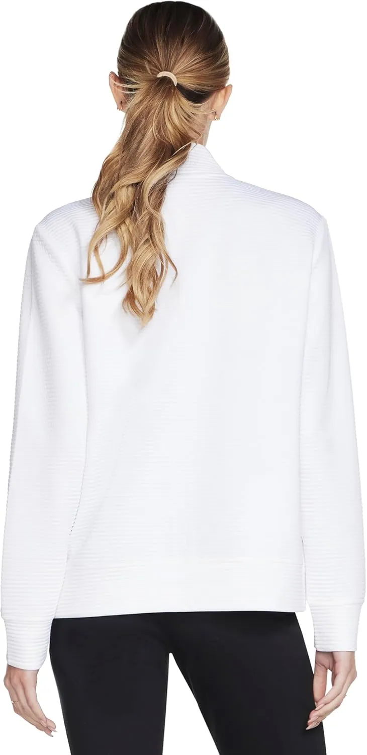 Skechers Women's Mock Neck Jacket with Rose Gold Zipper