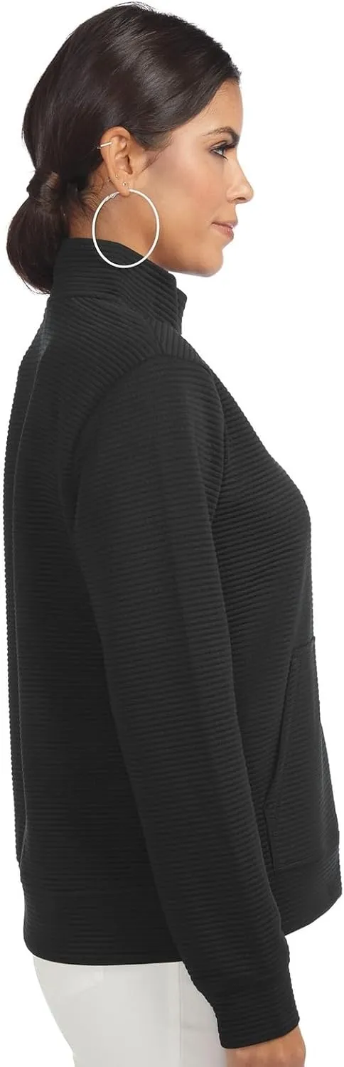 Skechers Women's Mock Neck Jacket with Rose Gold Zipper