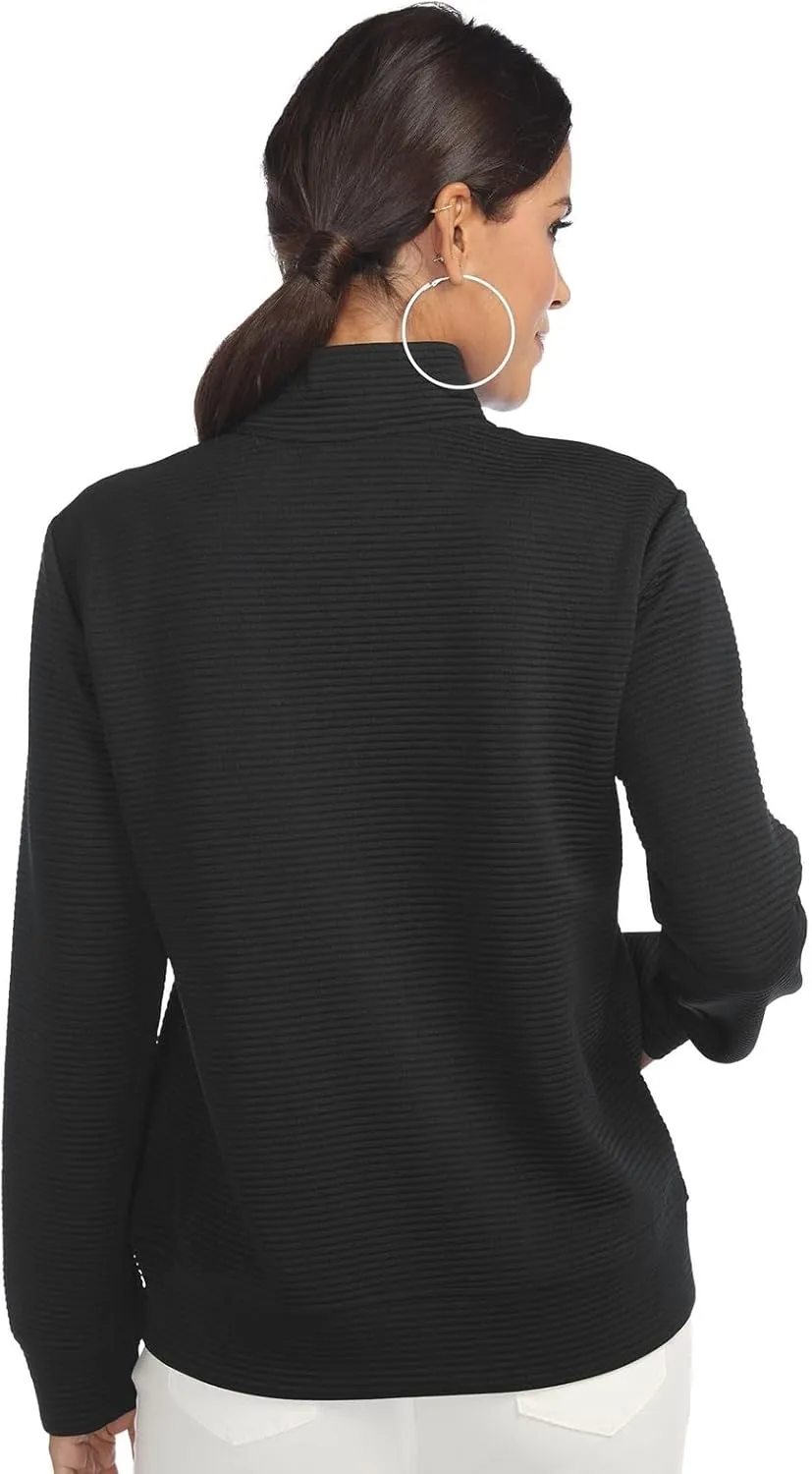 Skechers Women's Mock Neck Jacket with Rose Gold Zipper