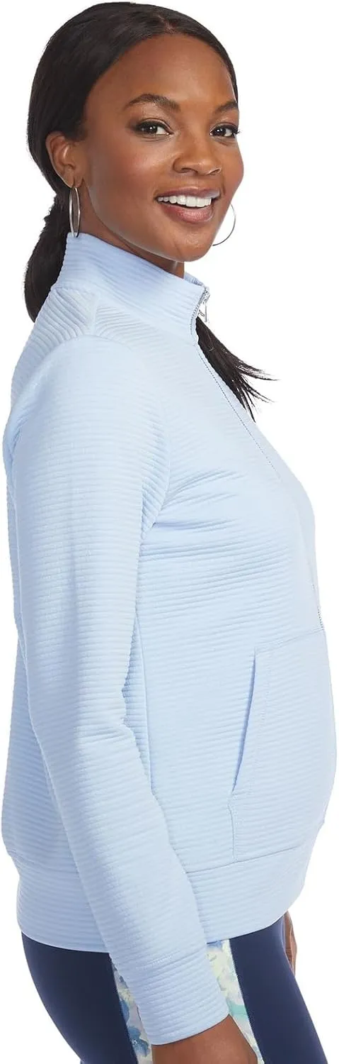 Skechers Women's Mock Neck Jacket with Rose Gold Zipper