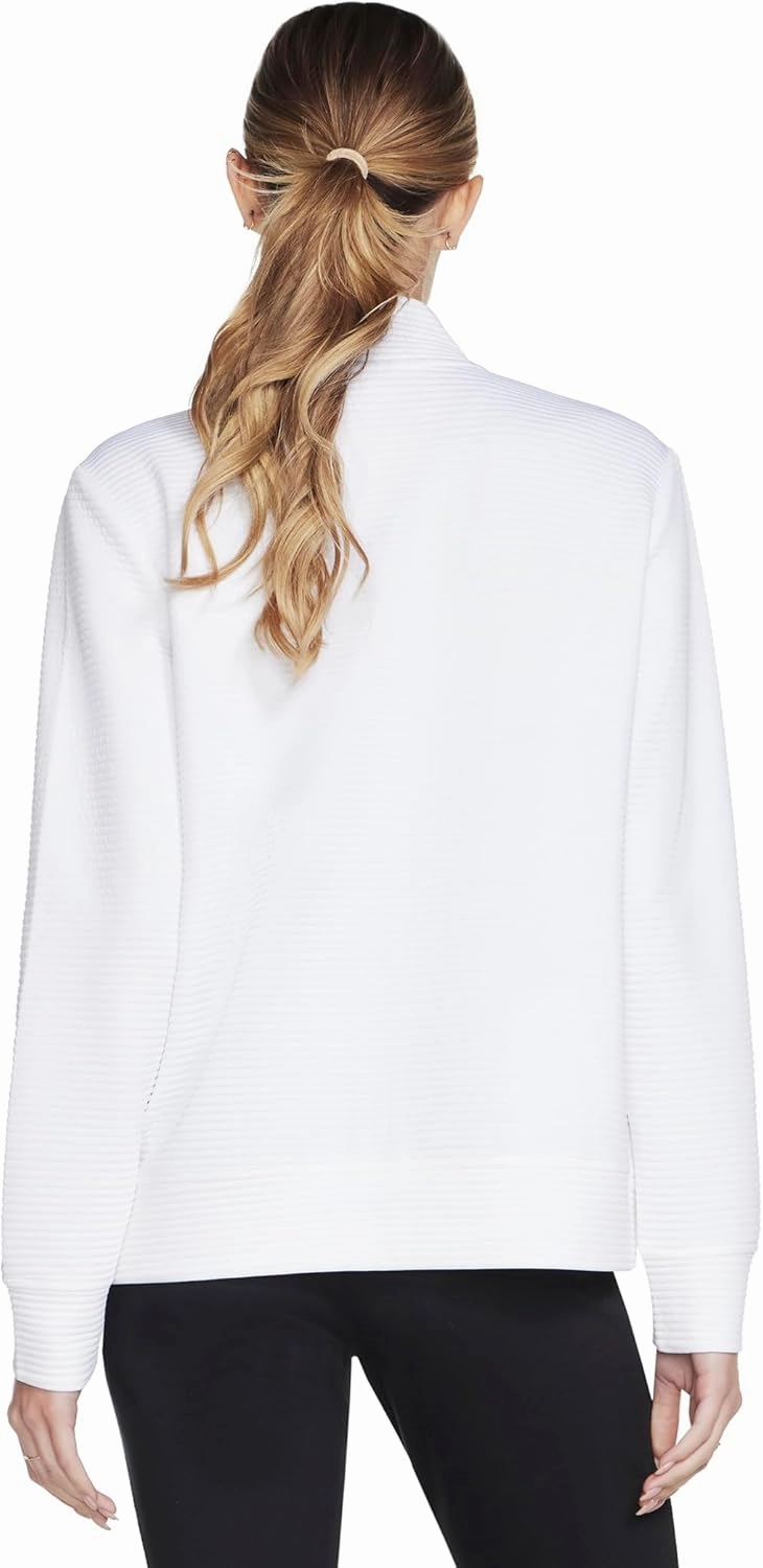 Skechers Women's Mock Neck Jacket with Rose Gold Zipper