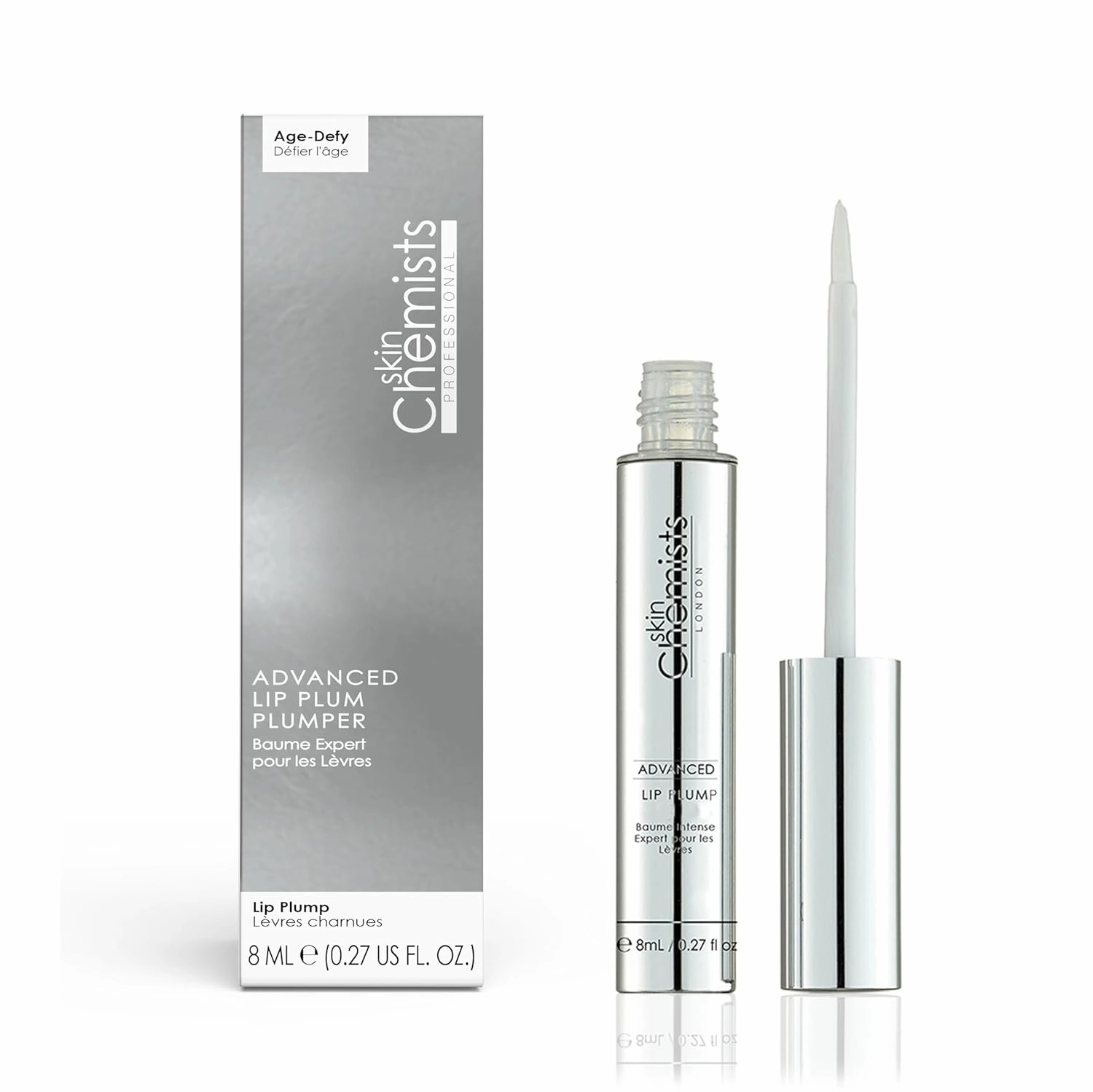skinChemists Advanced Lip Plum Plumper 8ml | Reduces Fine Lines & Wrinkles Promoting a Smoother Lip Area | Lip Plump Moisturises and Retains Water for Plump& Youthful Appearance