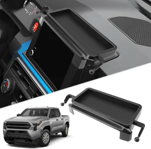 SKTU 2024 Tacoma Dashboard Organizer 8 Inch for 2024  Tacoma (SR/SR5/TRD PreRunner/TRD Sport/TRD Off-Road) Behind Screen Organizer 2024 Tacoma ABS Materials Tray 2024 Tacoma Accessories