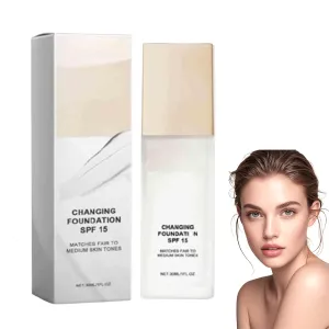 Skye Color-Changing Magic Foundation, Skye Beauty Color Changing Foundation, Hydrating Concealer Bb Cream, for All Skin Tones (1 pcs, 1)
