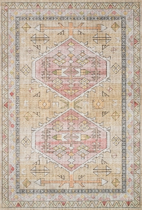 Skye Gold/Blush Rug SKY-04 by Loloi II