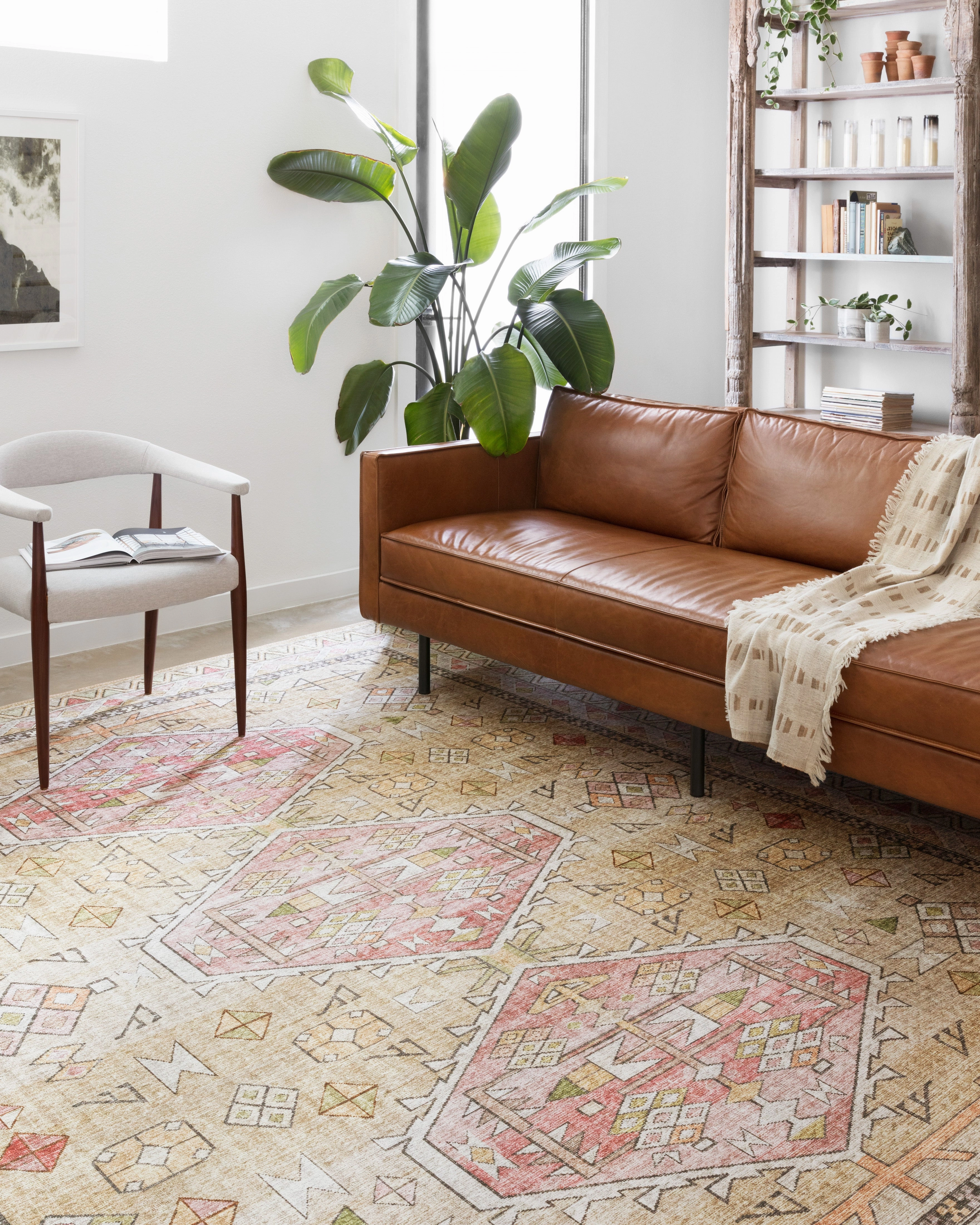 Skye Gold/Blush Rug SKY-04 by Loloi II