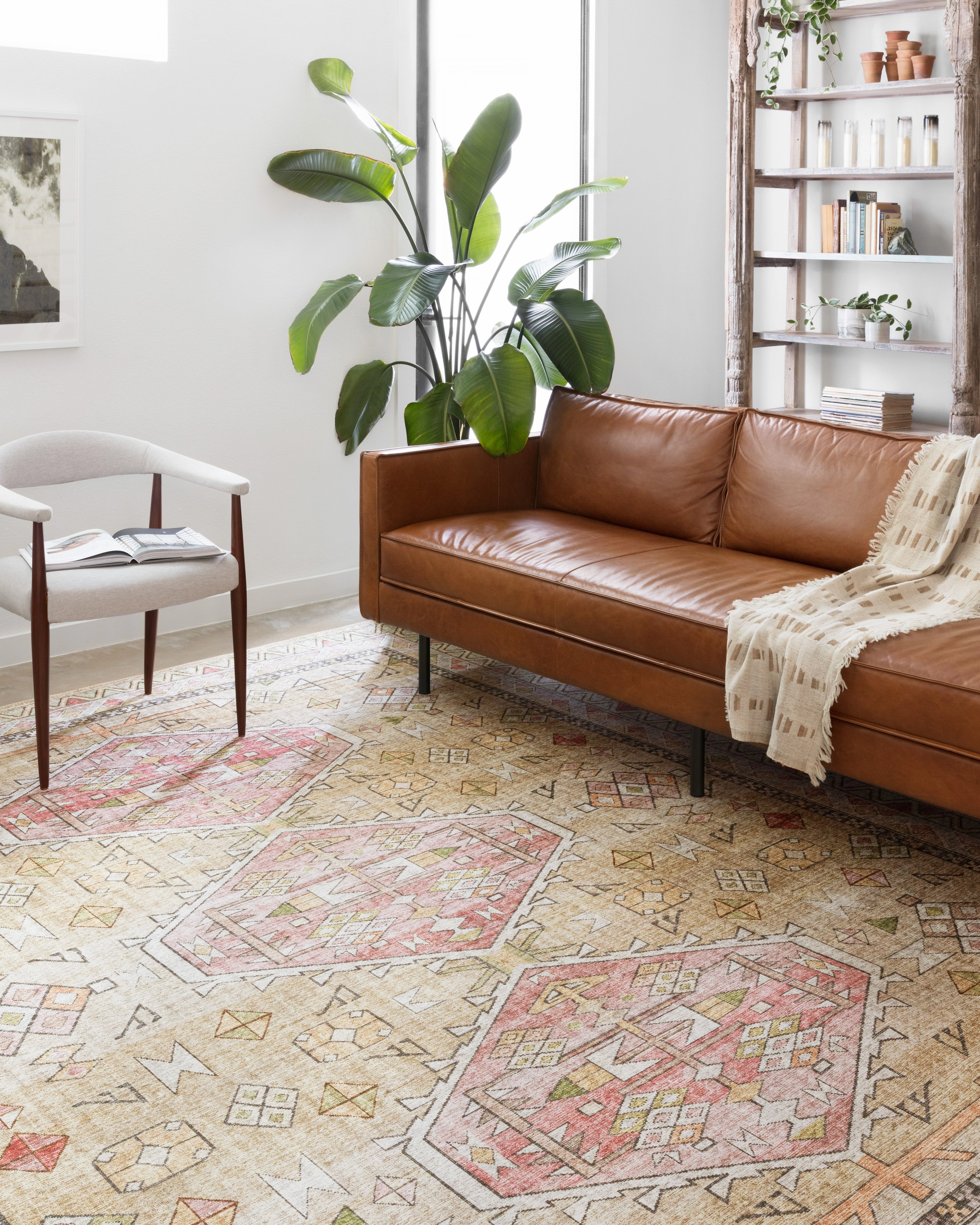 Skye Gold/Blush Rug SKY-04 by Loloi II