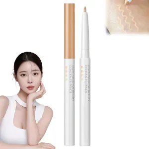 Slideach Multifunctional Concealer Stick,Waterproof Full Coverage Beauty Concealer Pencil,Change Lip Line,Lift Brow Bone,Refine Brow Shape,Conceal Tear Trough,Dark Circle,Modify Face (02#Natural, 1)