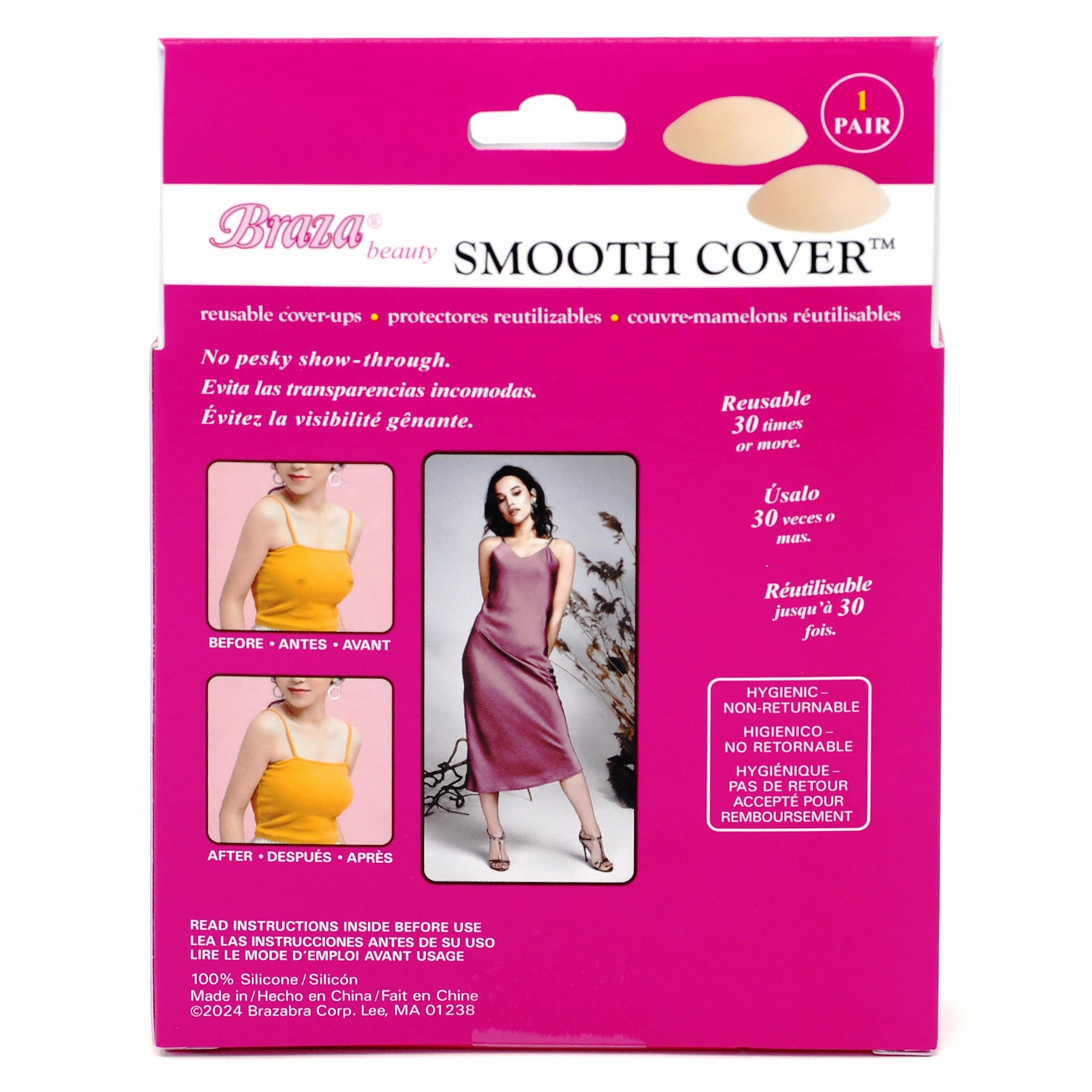 SMOOTH COVER REUSABLE NIPPLE CONCEALERS
