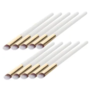 SOIMISS 10pcs Eyebrow Concealer Brushes for Makeup Application Ergonomic Angled Design for Powder and Liquid Products Portable Cosmetic Tools for Women