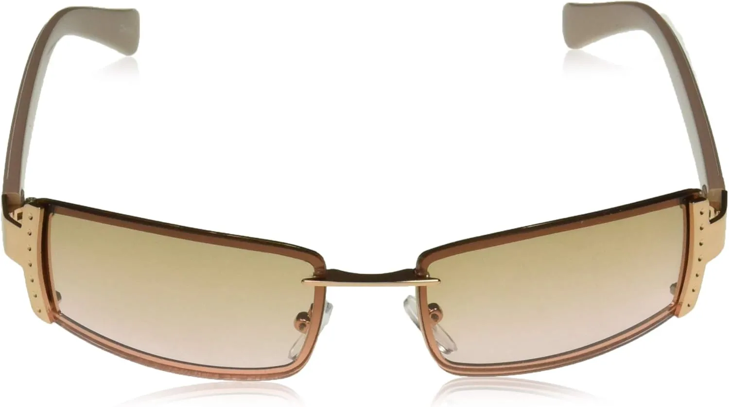 Southpole Women's 1022sp Slim Retro Metal Uv400 Protective Rectangular Sunglasses. Cool Gifts for Her, 51mm