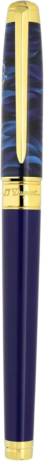 S.T. Dupont Line D Eternity Large Koi & Shiny Gold Rollerball Pen, 422005L