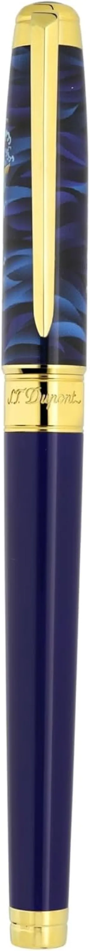 S.T. Dupont Line D Eternity Large Koi & Shiny Gold Rollerball Pen, 422005L