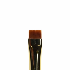 Straight Eyebrow Brushes (8mm), Straight Eyebrow Concealer Brushs, Brush for Drawing the Perfect Eyebrow Shape (Professional Brush #3), Black