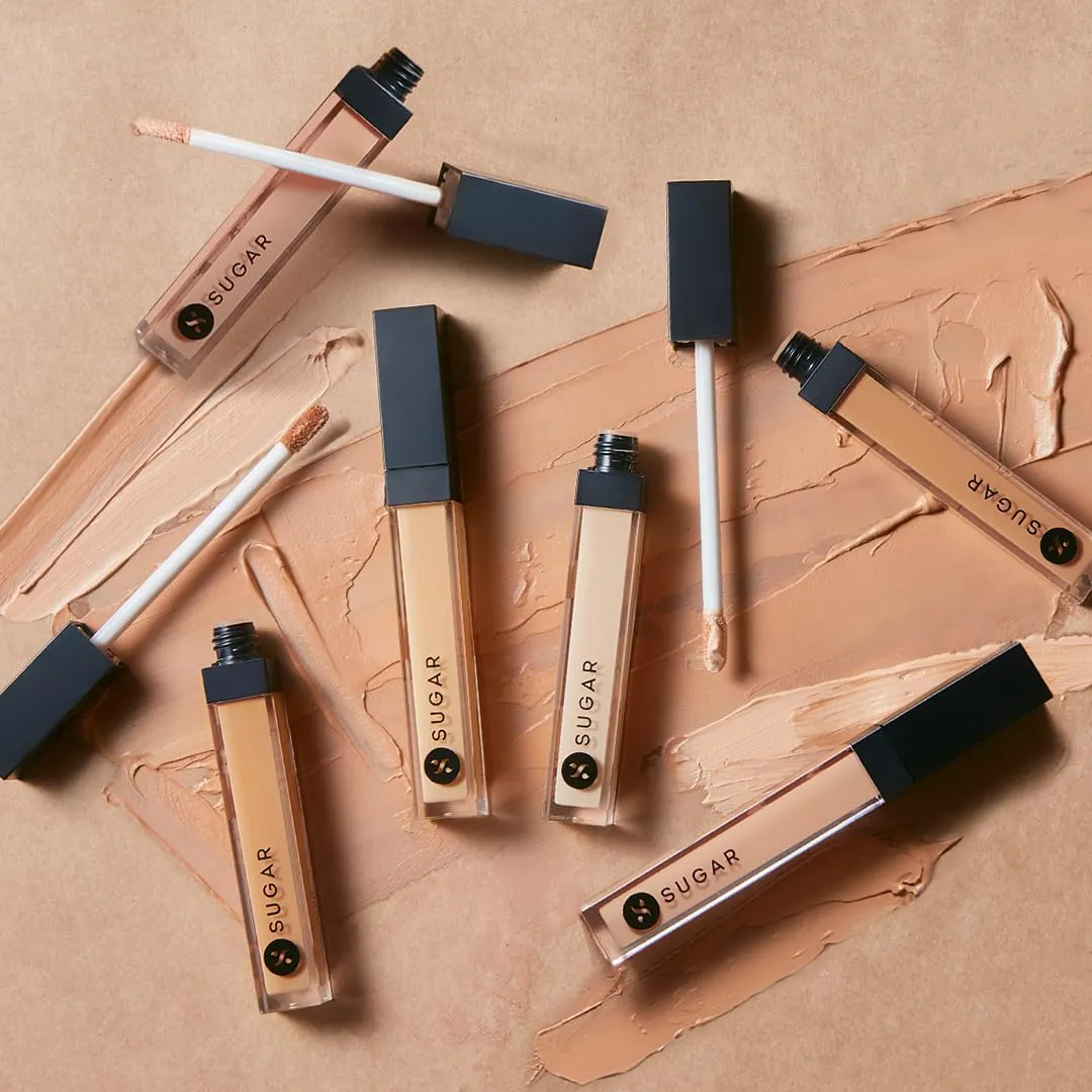 SUGAR Cosmetics Magic Wand Waterproof Concealer - 15 Cappuccino (Light, Cool Undertone) Full Coverage Waterproof Longwear Formula