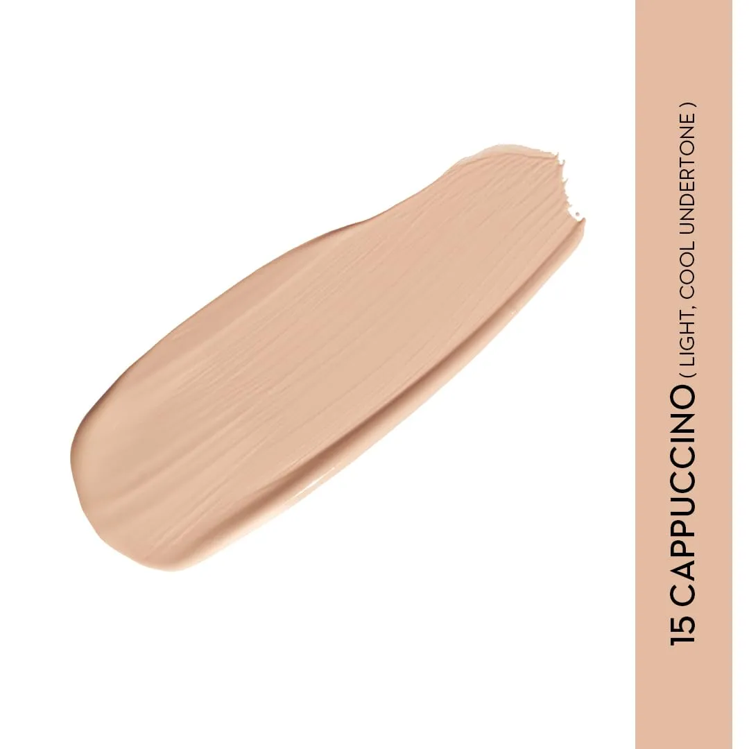 SUGAR Cosmetics Magic Wand Waterproof Concealer - 15 Cappuccino (Light, Cool Undertone) Full Coverage Waterproof Longwear Formula