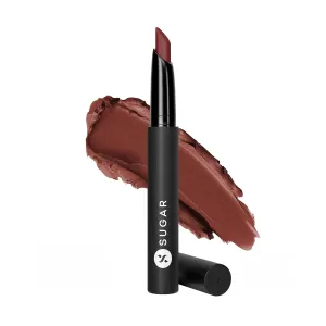 SUGAR Cosmetics Matte Attack Transferproof Lipstick - 05 Tan Halen (Chocolate Brown), Brown, 2 g Moisturiser, Long Lasting, Matte Finish