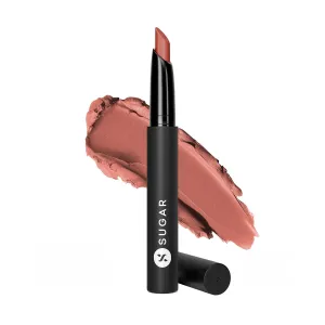SUGAR Cosmetics Matte Attack Transferproof Lipstick - 10 Depeach Mode (Peach), Peach, 2 g Moisturiser, Long Lasting, Matte Finish