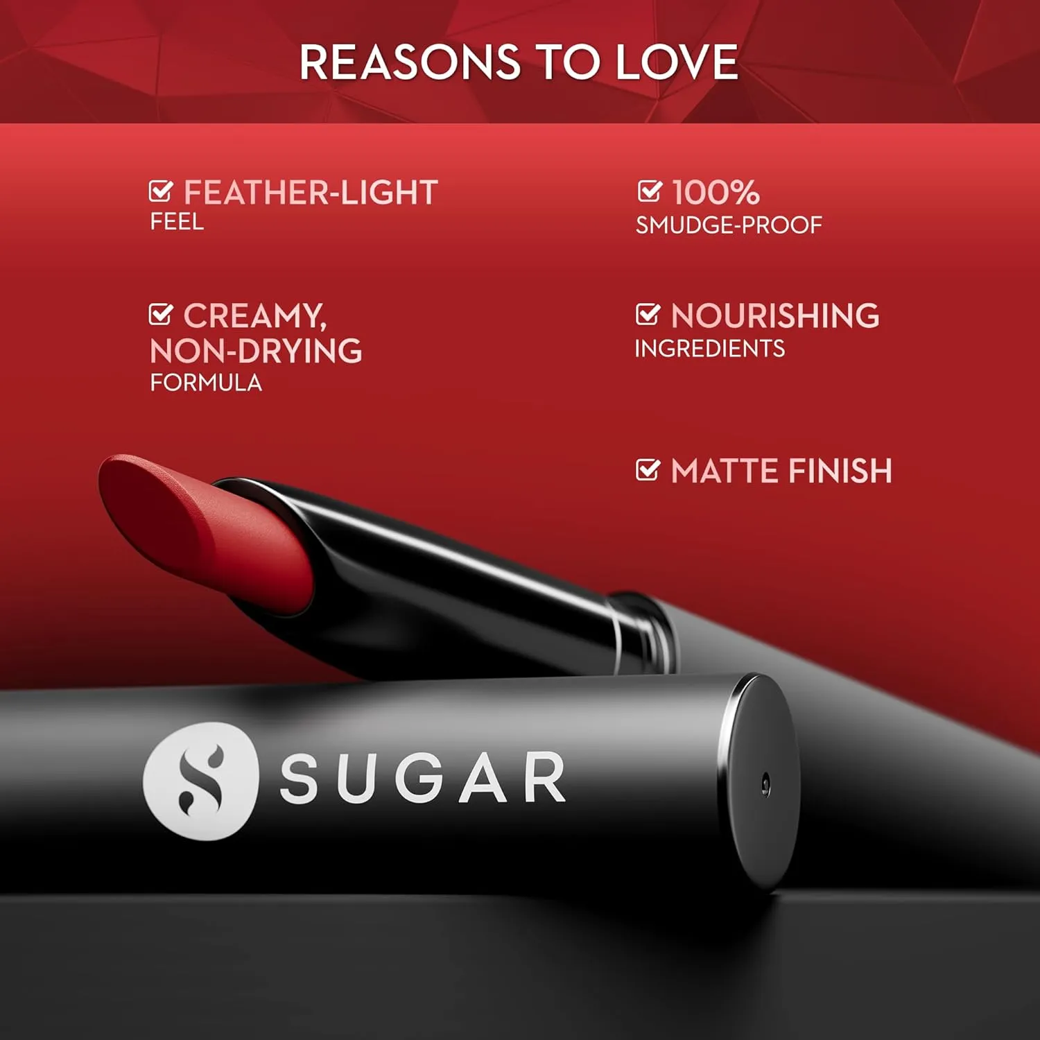 SUGAR Cosmetics Matte Attack Transferproof Lipstick09 The Peach Boys (Midtoned Peach With Hints Of Red And Brown) Moisturiser, Long Lasting, Matte Finish