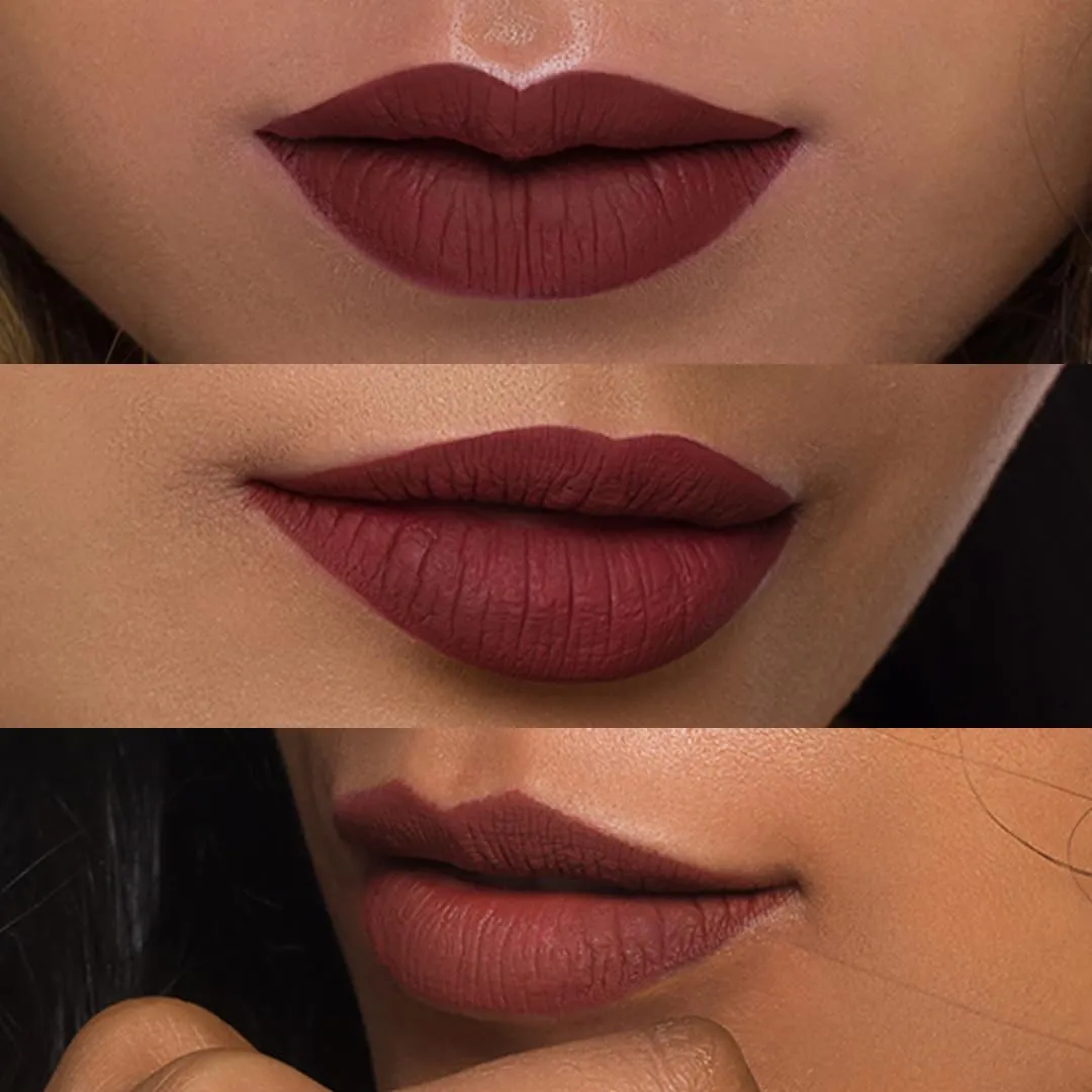 SUGAR Cosmetics Smudge Me Not Liquid Lipstick Matte Long Lasting - 42 Toast Roast (Deep Reddish Brown)