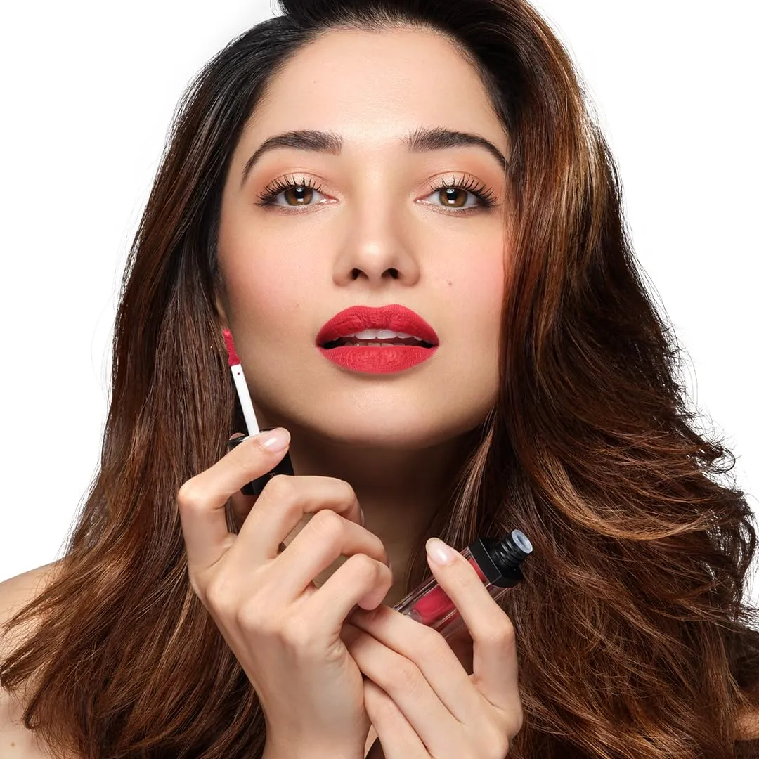 SUGAR Cosmetics Smudge Me Not Liquid Lipstick Matte Long Lasting - 42 Toast Roast (Deep Reddish Brown)