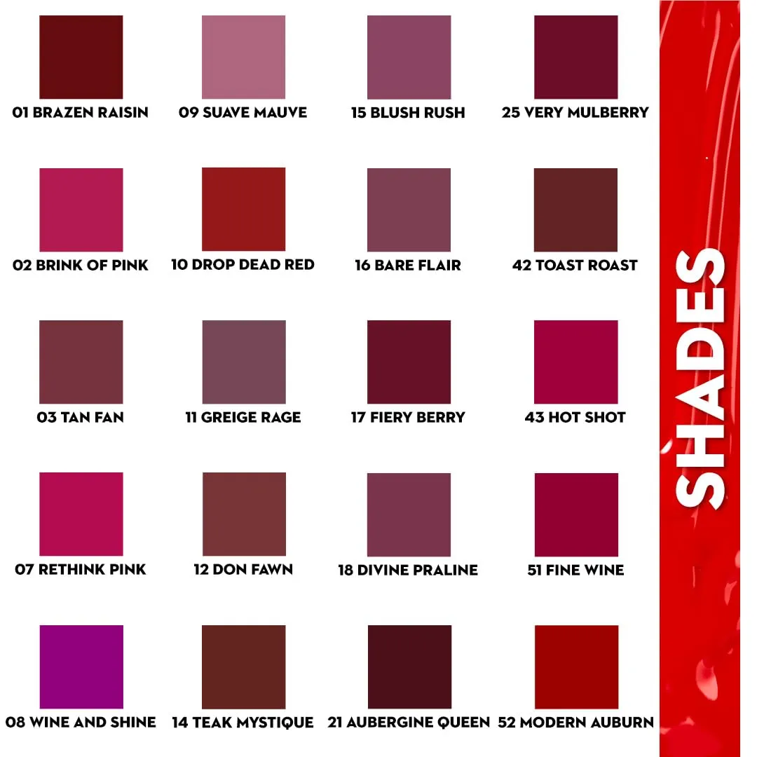 SUGAR Cosmetics Smudge Me Not Liquid Lipstick Matte Long Lasting - 42 Toast Roast (Deep Reddish Brown)