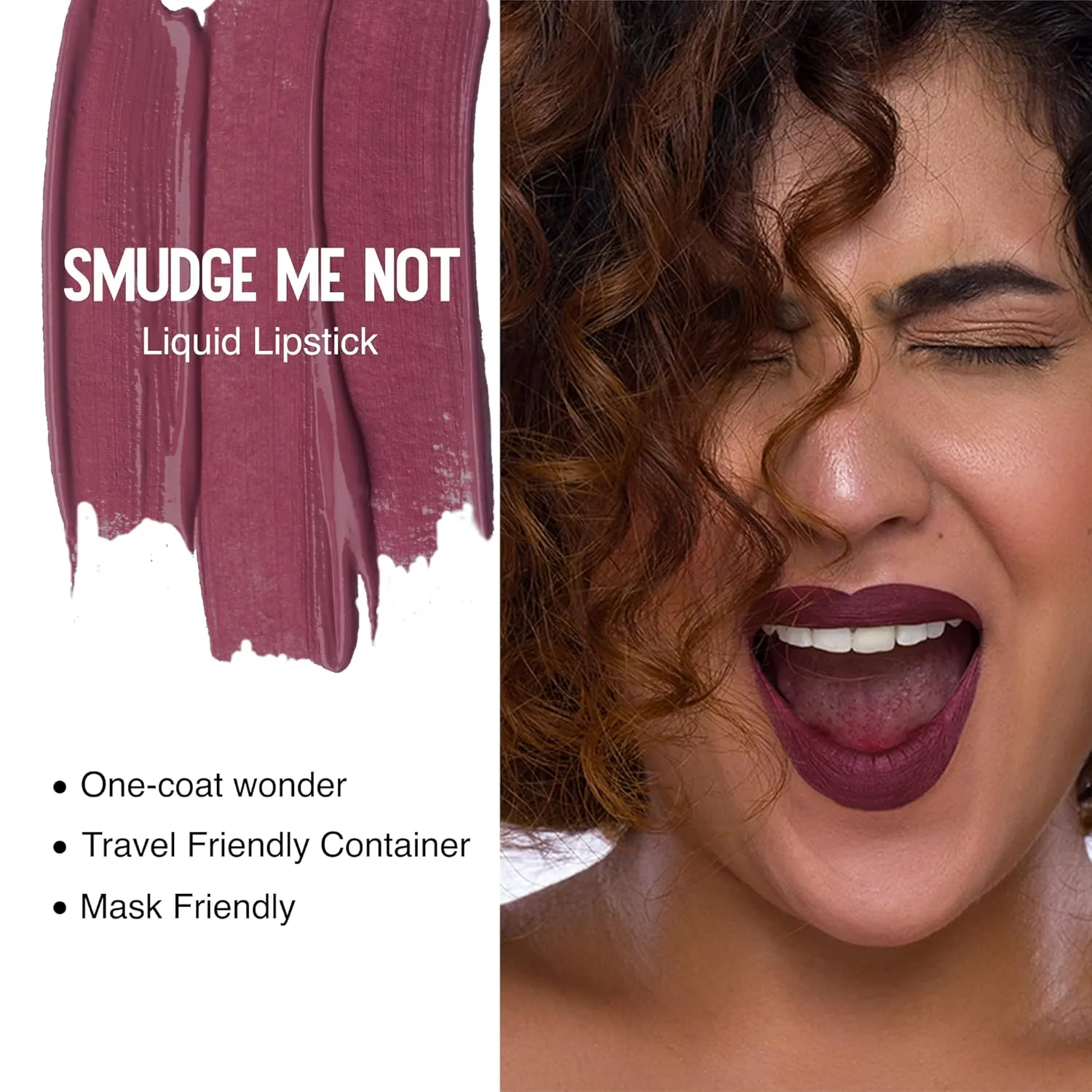 SUGAR Smudge Me Not Liquid Lipstick - 27 Brown Crown (Plum Brown) Intensely Pigmented Liquid Matte Finish, Longwearing Formula, Smudgeproof