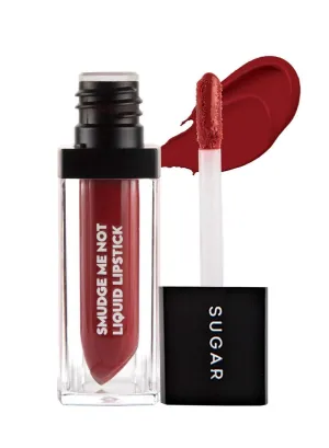 SUGAR Smudge Me Not Liquid Lipstick - 29 Scarlet Starlet (Orange Red) Intensely Pigmented Liquid Matte Finish, Longwearing Formula, Smudgeproof