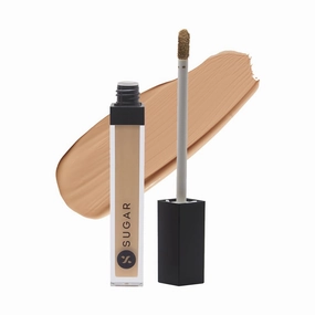 SUGAR Cosmetics Magic Wand Waterproof Concealer - 40 Breve (Medium Beige, Warm Undertone) Full Coverage Waterproof Longwear Formula