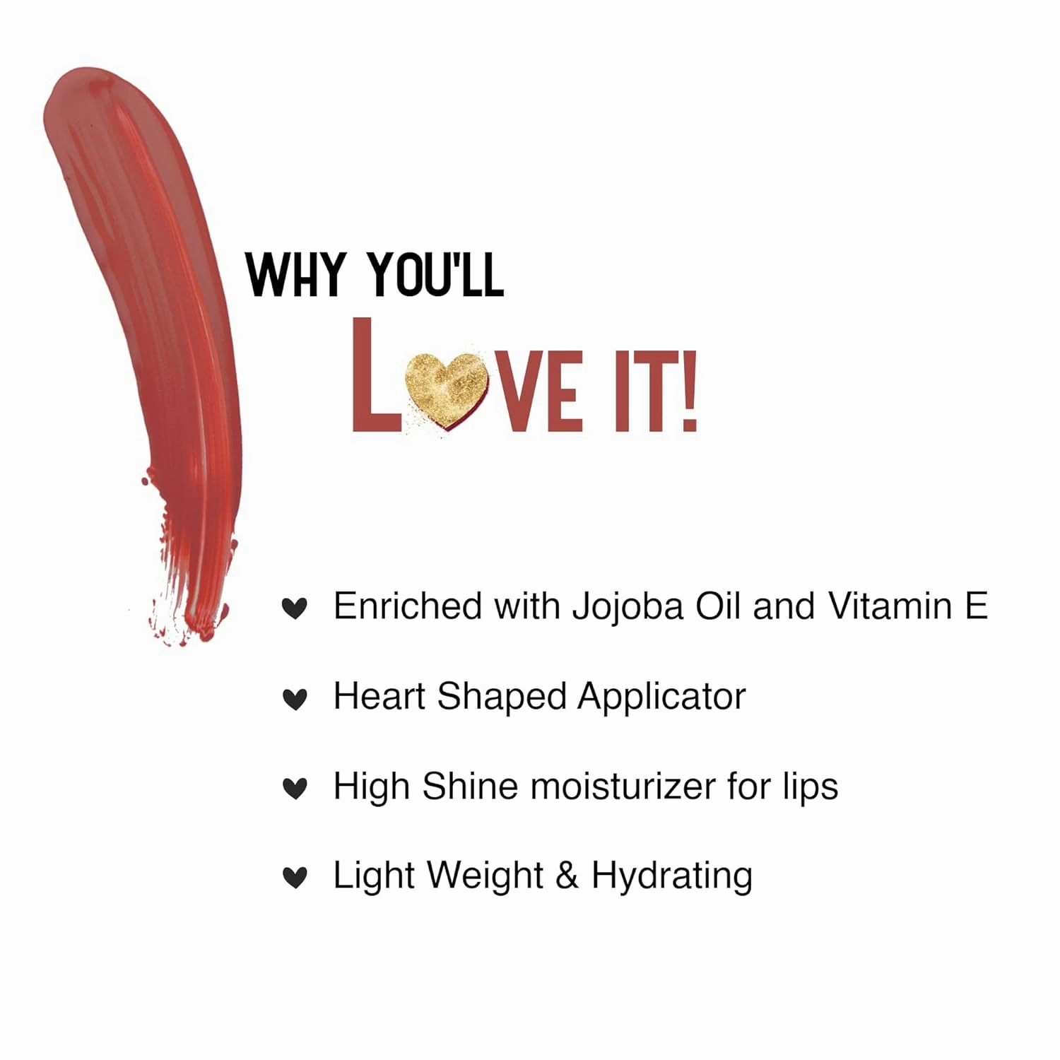 SUGAR Cosmetics Smudge Me Not Lip Duo - 05 Rust Lust (Red Terracotta) 2 In 1 Lipstick, Matte Finish, Glossy Finish, Hydrating Formula