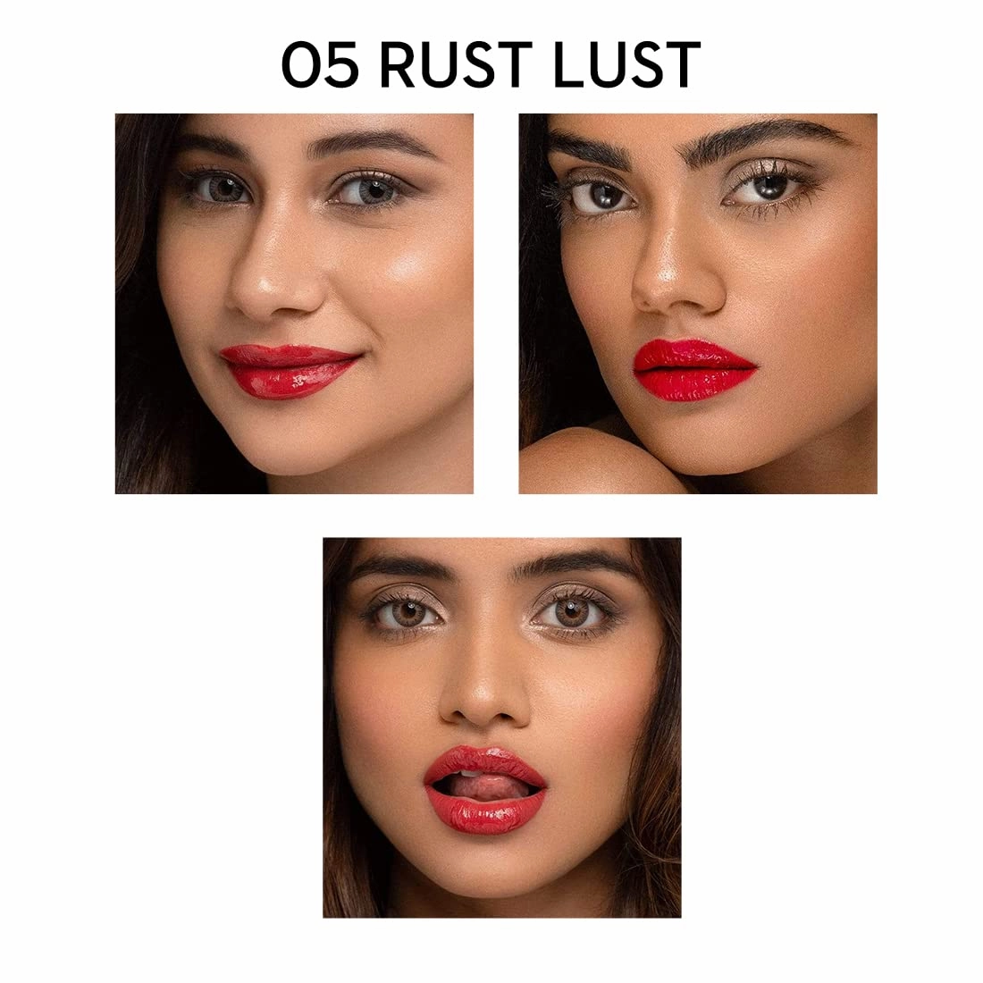 SUGAR Cosmetics Smudge Me Not Lip Duo - 05 Rust Lust (Red Terracotta) 2 In 1 Lipstick, Matte Finish, Glossy Finish, Hydrating Formula