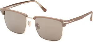 Sunglasses FT 0997 -H Hudson- 02 52L Shiny Pale Gold, t Logo/Roviex