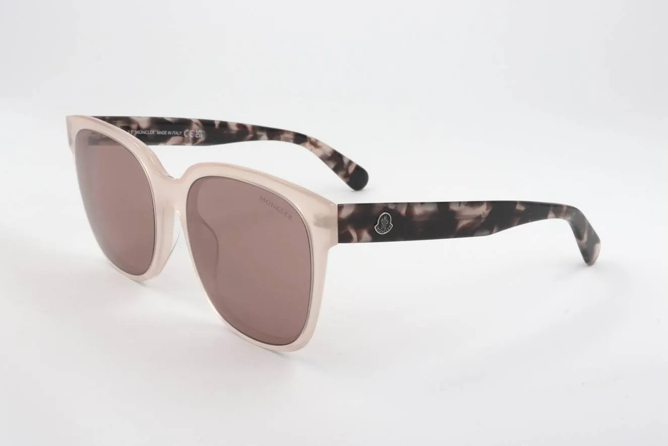 Sunglasses Moncler ML 0198 Biobeam 72Y Shiny Pink/Violet Lenses