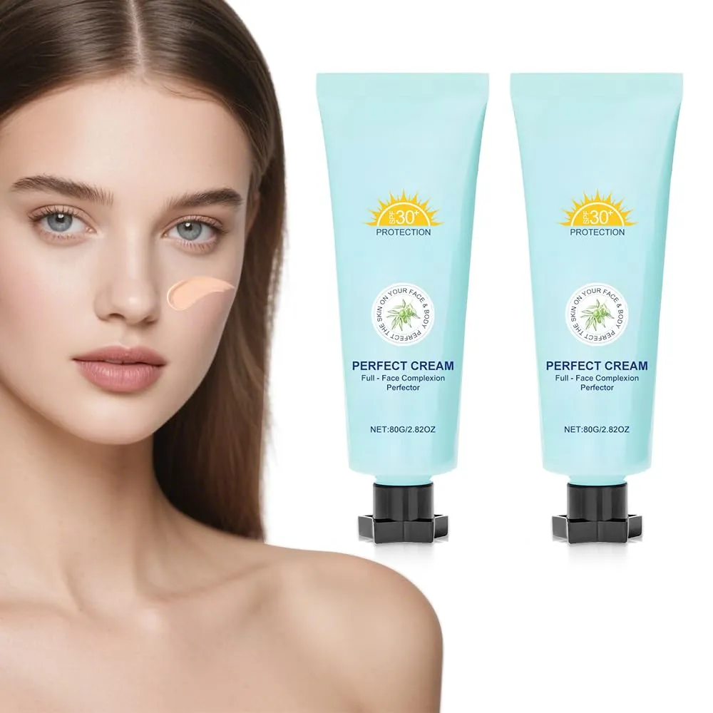 Supreme Cream Body Perfector, 2025 New Supreme Cream All-Over Complexion Perfector, Long-Lasting Waterproof & Transfer-Resistant Skin Tint (2 PCS)