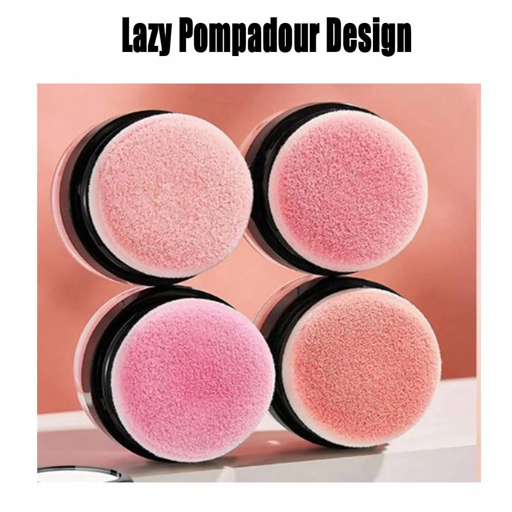 Swarous Easy-dab Air Cushion Cheek Blush, Loose Powder Blush Air Cushion Blush, Soft Mushroom Puff Long-wearing Matte, Highly Pigmented Air Cushion Blush (02#)