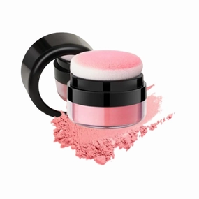 Swarous Easy-dab Air Cushion Cheek Blush, Loose Powder Blush Air Cushion Blush, Soft Mushroom Puff Long-wearing Matte, Highly Pigmented Air Cushion Blush (02#)