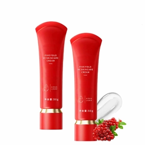 Swarous Moisturizing Brightening Tone-up Concealer Cream, Five Fold Vc Skin Care Cream, Corrector Tone-Up, Long-Lasting & Waterproof (2pcs)