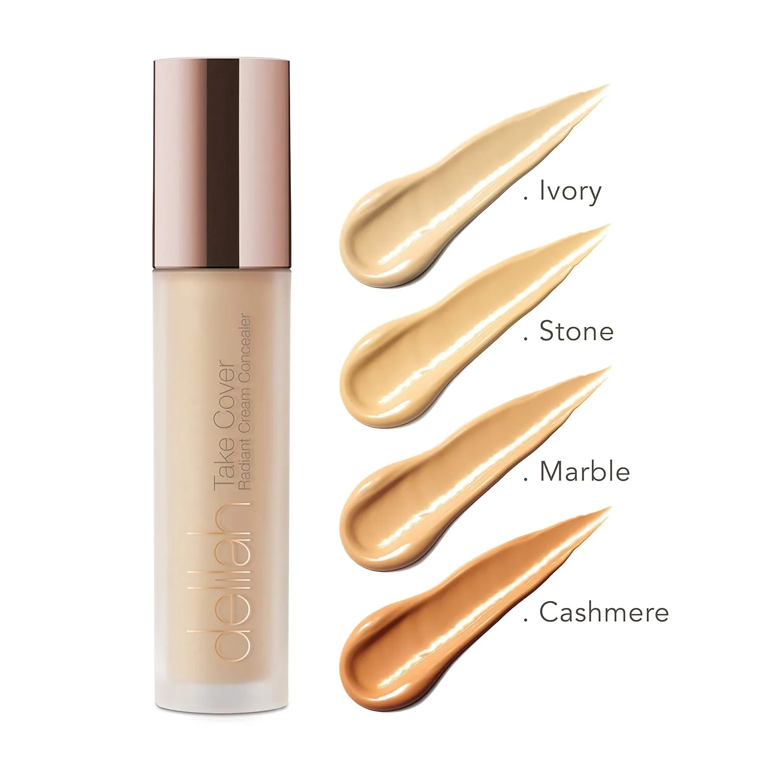 Take Cover Radiant Cream Concealer - Marble - Easily Blendable, Hydrating, Long-Lasting, Light Reflecting, Imperfections Corrector - Enriched with Vitamin E - Medium to Full Coverage-0.12 Oz