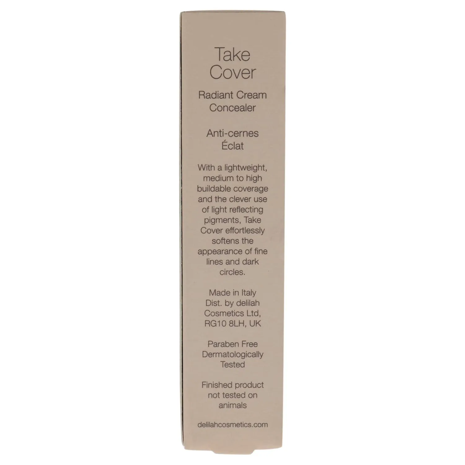 Take Cover Radiant Cream Concealer - Marble - Easily Blendable, Hydrating, Long-Lasting, Light Reflecting, Imperfections Corrector - Enriched with Vitamin E - Medium to Full Coverage-0.12 Oz