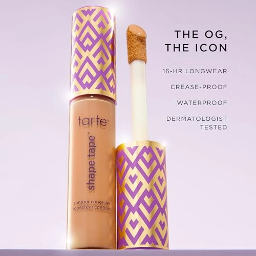 tarte shape tape full-coverage concealer - 38N medium-tan neutral (medium to tan skin with a balance of warm & cool undertones) - full size